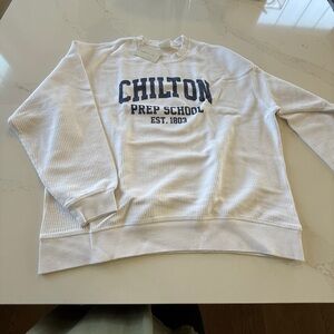 Ivy & Cloth Gilmore Girls White Crewneck Sweater